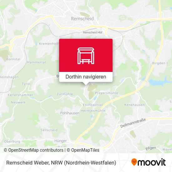 Remscheid Weber Karte