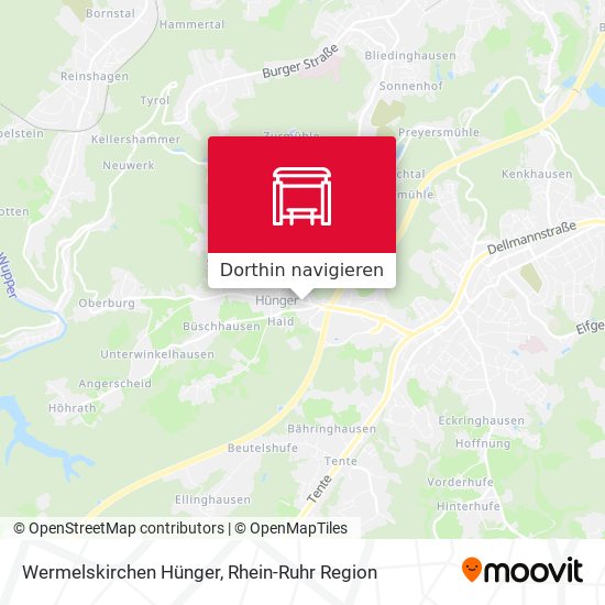 Wermelskirchen Hünger Karte