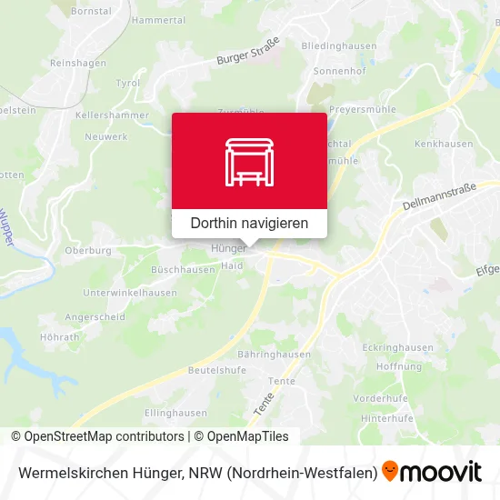 Wermelskirchen Hünger Karte