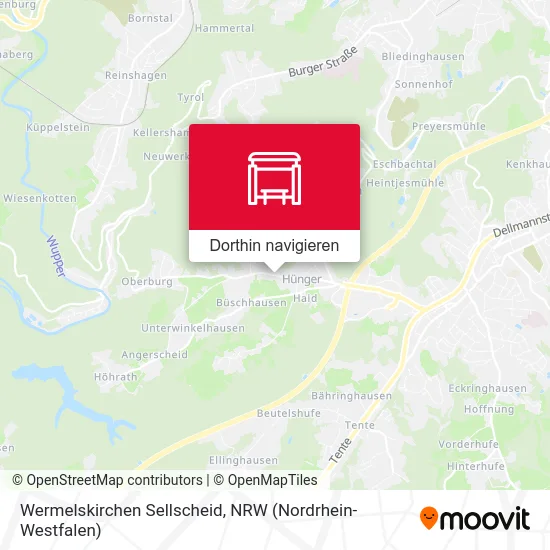 Wermelskirchen Sellscheid Karte