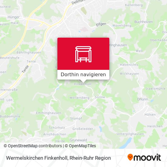 Wermelskirchen Finkenholl Karte