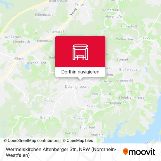 Wermelskirchen Altenberger Str. Karte