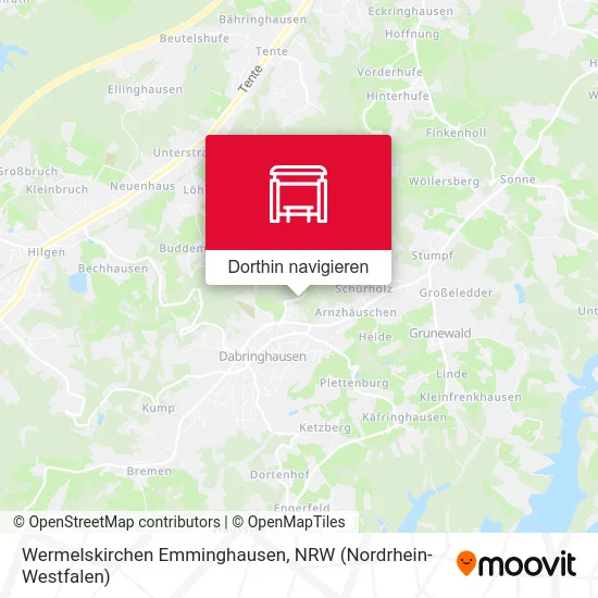 Wermelskirchen Emminghausen Karte