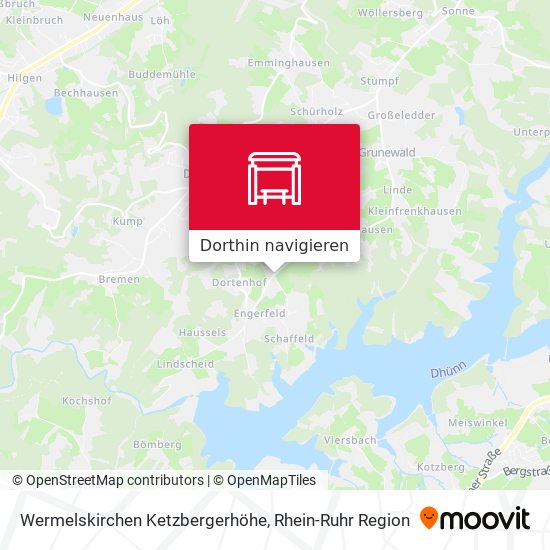 Wermelskirchen Ketzbergerhöhe Karte