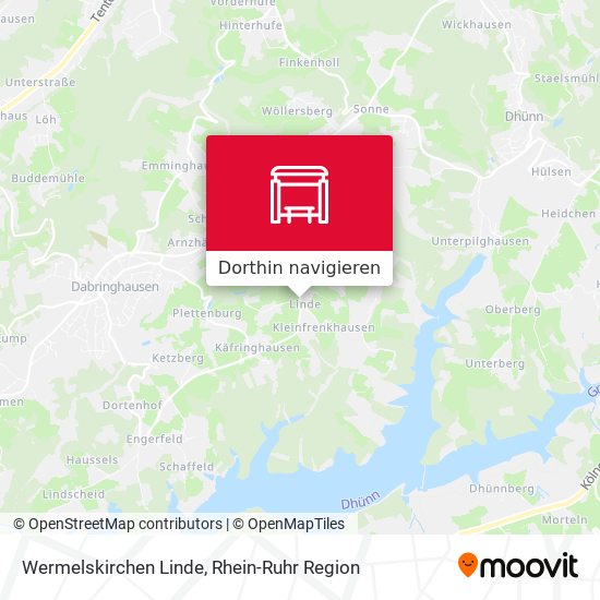 Wermelskirchen Linde Karte