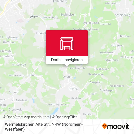 Wermelskirchen Alte Str. Karte