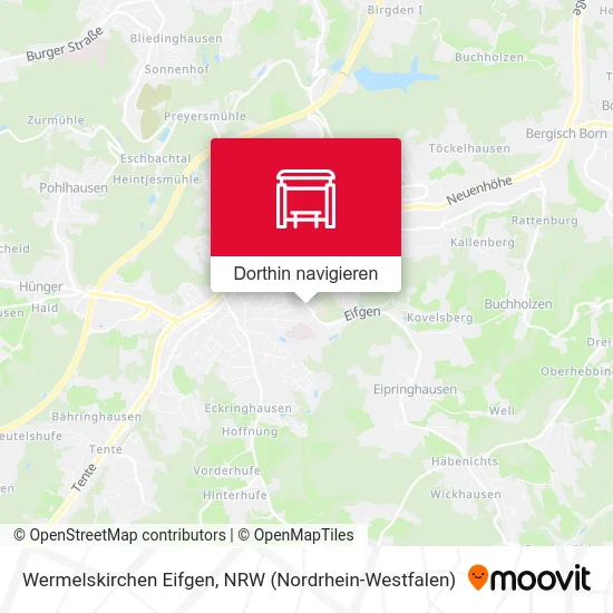 Wermelskirchen Eifgen Karte