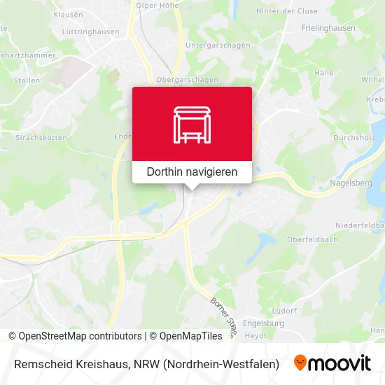 Remscheid Kreishaus Karte