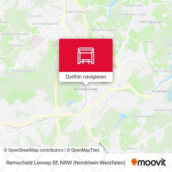 Remscheid Lennep Bf Karte