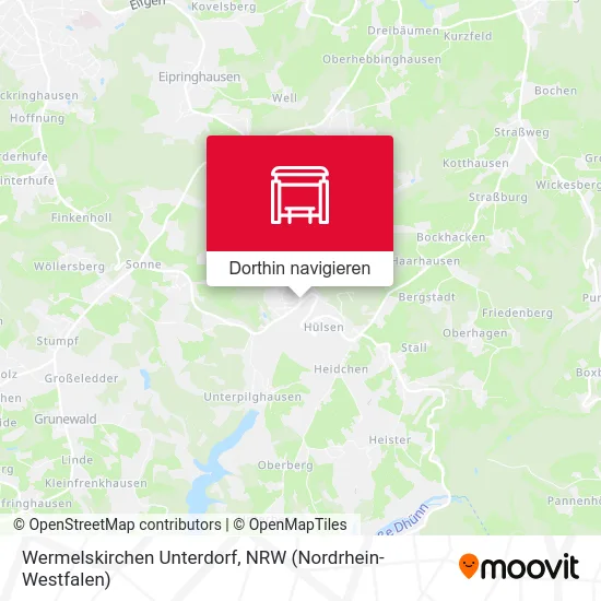 Wermelskirchen Unterdorf Karte