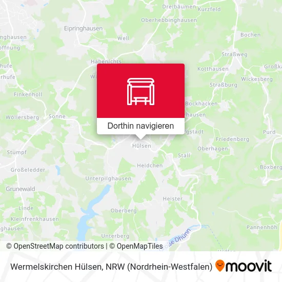 Wermelskirchen Hülsen Karte