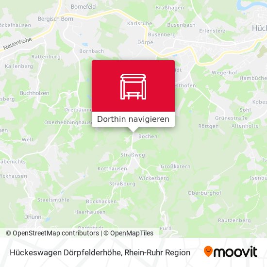 Hückeswagen Dörpfelderhöhe Karte