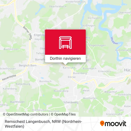 Remscheid Langenbusch Karte