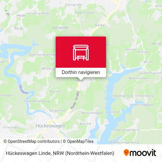 Hückeswagen Linde Karte