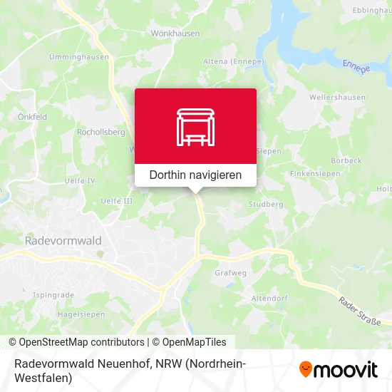 Radevormwald Neuenhof Karte