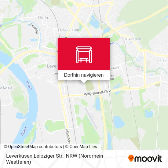 Leverkusen Leipziger Str. Karte