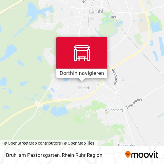 Brühl am Pastorsgarten Karte
