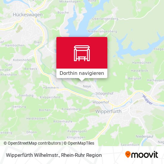 Wipperfürth Wilhelmstr. Karte