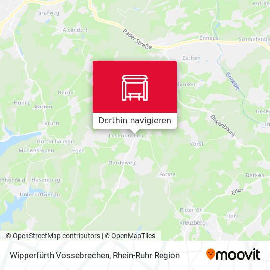 Wipperfürth Vossebrechen Karte