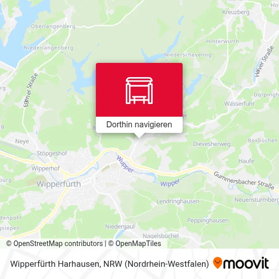 Wipperfürth Harhausen Karte