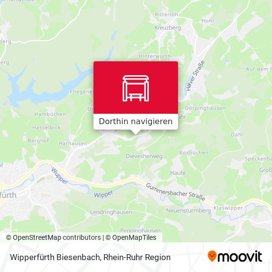 Wipperfürth Biesenbach Karte