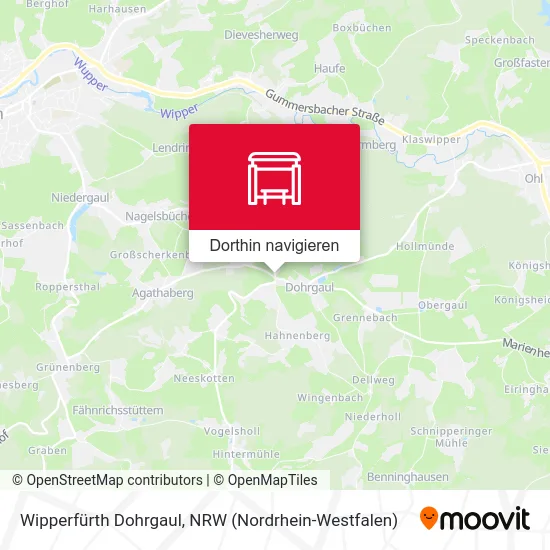 Wipperfürth Dohrgaul Karte