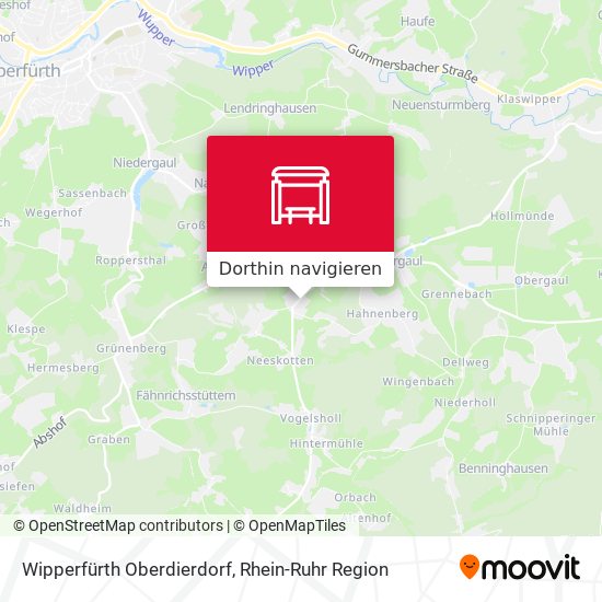 Wipperfürth Oberdierdorf Karte