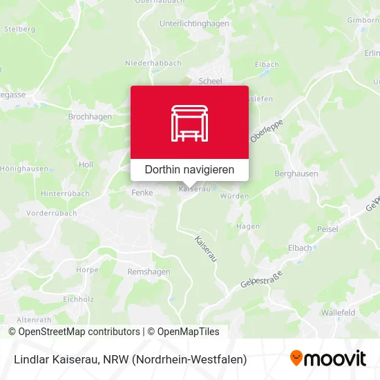 Lindlar Kaiserau Karte