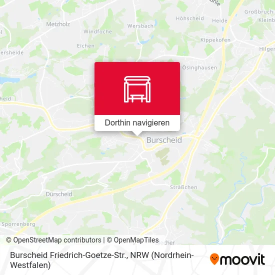 Burscheid Friedrich-Goetze-Str. Karte