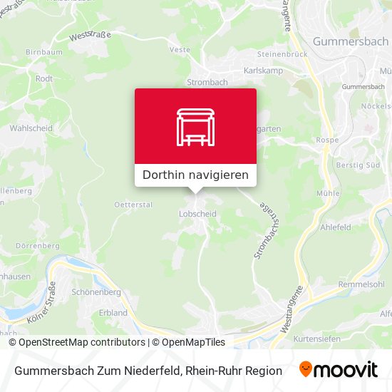 Gummersbach Zum Niederfeld Karte