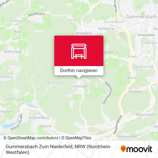 Gummersbach Zum Niederfeld Karte