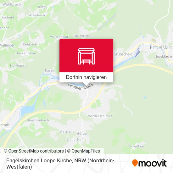 Engelskirchen Loope Kirche Karte
