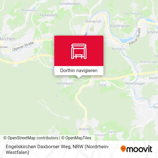 Engelskirchen Daxborner Weg Karte