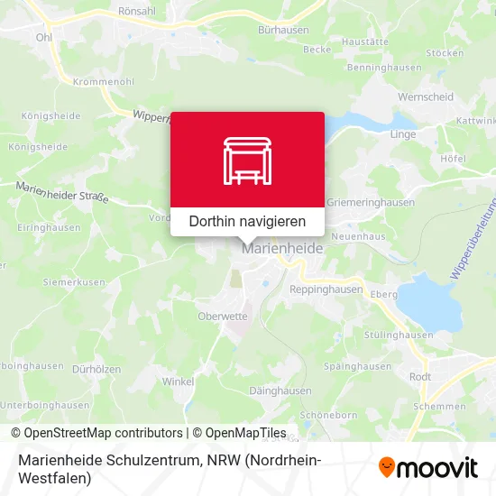 Marienheide Schulzentrum Karte