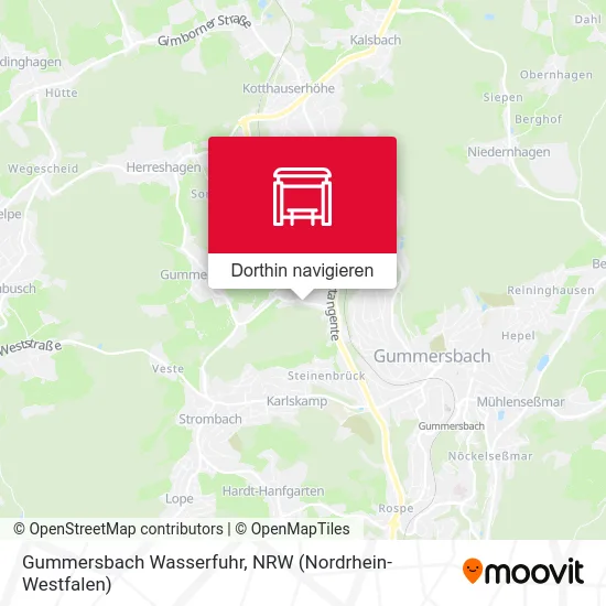 Gummersbach Wasserfuhr Karte