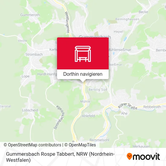 Gummersbach Rospe Tabbert Karte