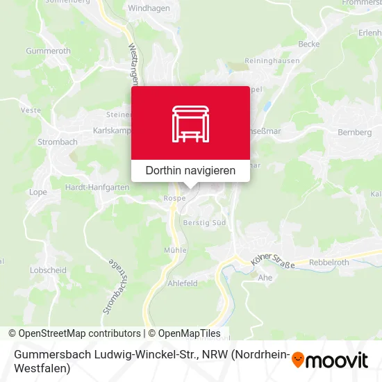Gummersbach Ludwig-Winckel-Str. Karte