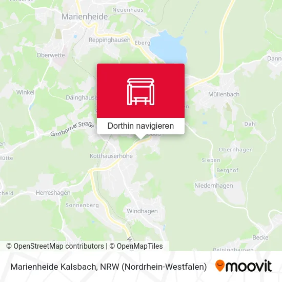 Marienheide Kalsbach Karte