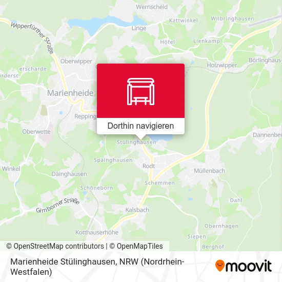 Marienheide Stülinghausen Karte