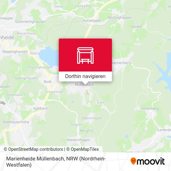 Marienheide Müllenbach Karte