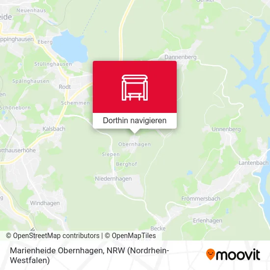 Marienheide Obernhagen Karte