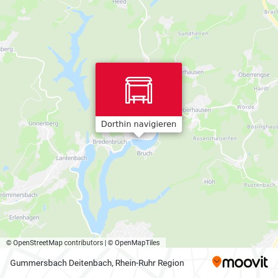 Gummersbach Deitenbach Karte