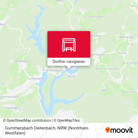 Gummersbach Deitenbach Karte