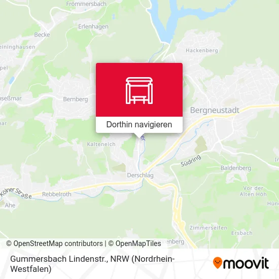 Gummersbach Lindenstr. Karte