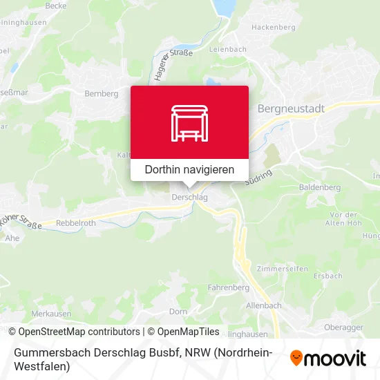 Gummersbach Derschlag Busbf Karte