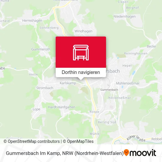 Gummersbach Im Kamp Karte