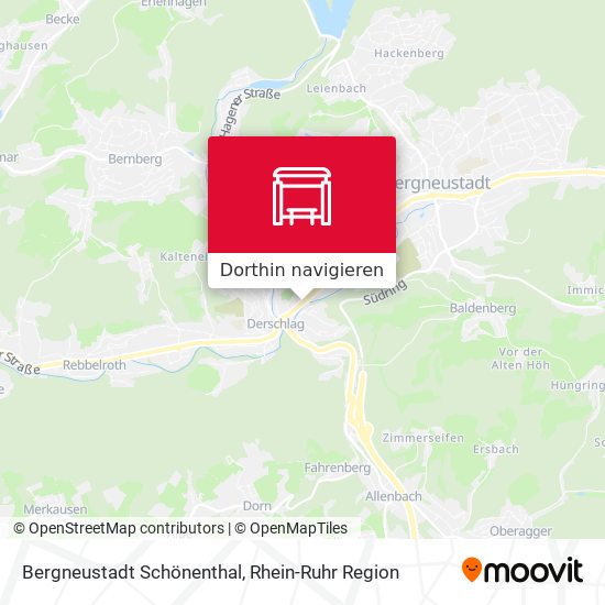 Bergneustadt Schönenthal Karte