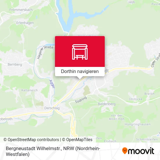 Bergneustadt Wilhelmstr. Karte