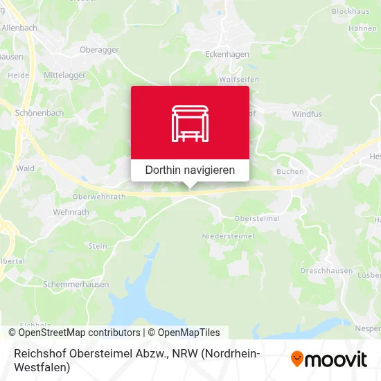 Reichshof Obersteimel Abzw. Karte