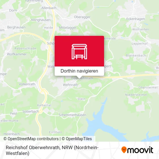 Reichshof Oberwehnrath Karte